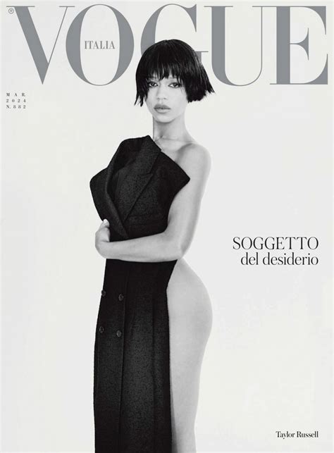 taylor russell nudes|Taylor Russell covers Vogue Italia March 2024 by Paolo Roversi